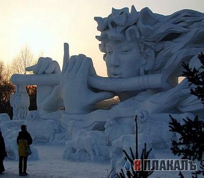Творчество снеговаятелей. СНЕЖНЫЕ и ЛЕДЯНЫЕ фигуры