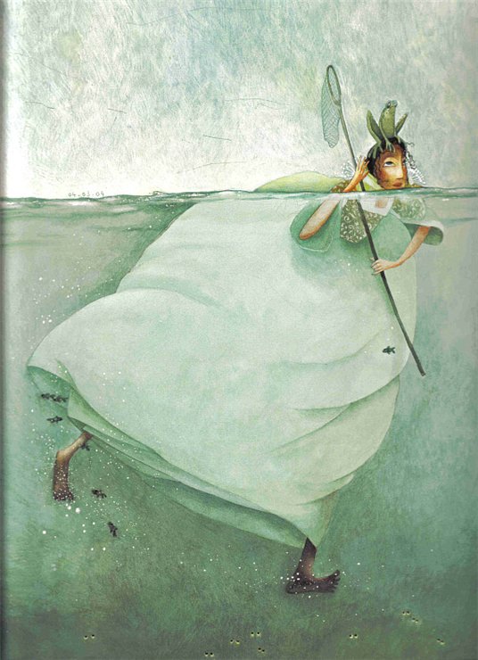 Разворот в детской книжке