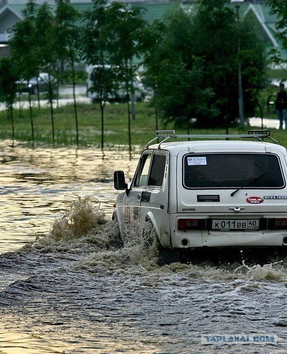 В Обнинске меняют авто на лодки