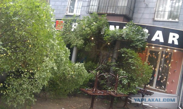 Ночной ураган в Днепропетровске, 24.09.2014.