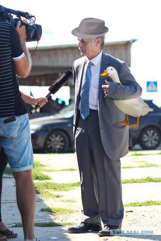 С кого пиджачок снял?