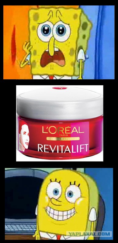 Фотожаба: L'Oreal разгладит все морщины