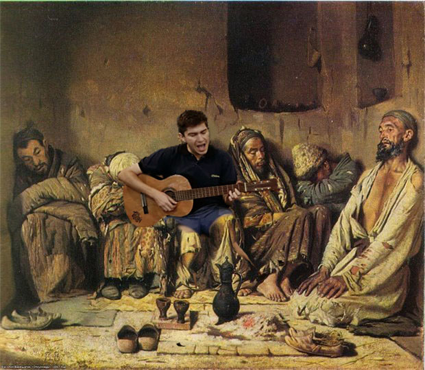 Фотожаба: Музыкант