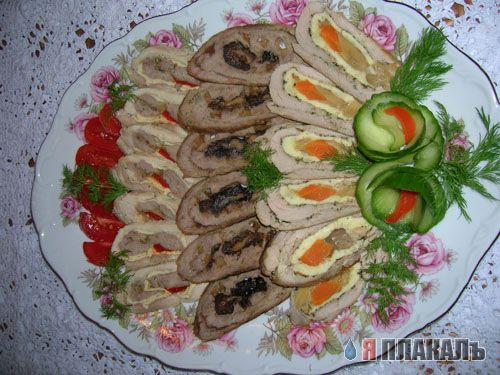 Ассорти из мясных рулетов!
