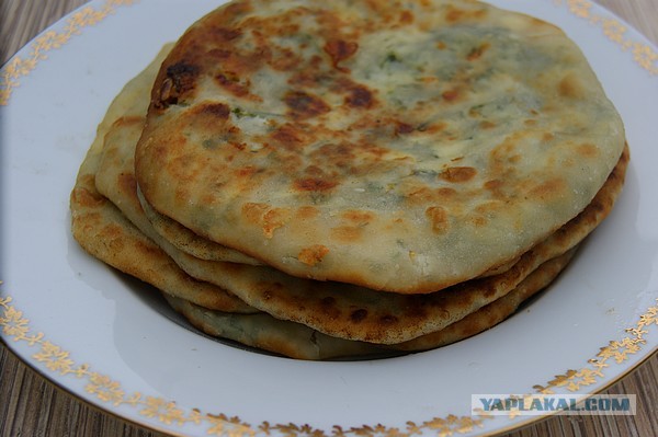 Лепешки жареные, С разными начинками