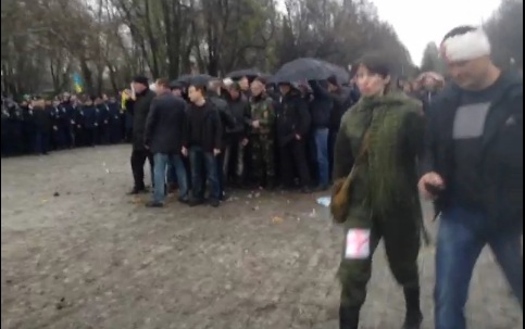 Cиловая операция в Славянске.