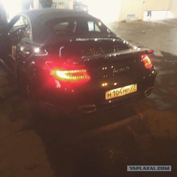 Авария Porshe-911 в Москве