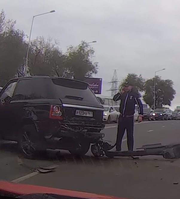 Авария в Самаре - столкнулись 12 автомобилей