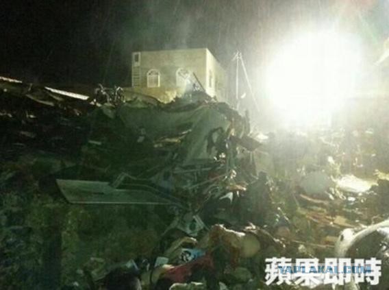 На Тайване разбился пассажирский самолет