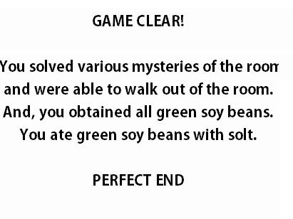 Green Soy Beans Room Escape