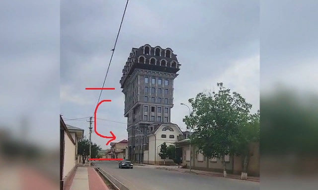 12-этажное здание в спальном районе в Самарканде