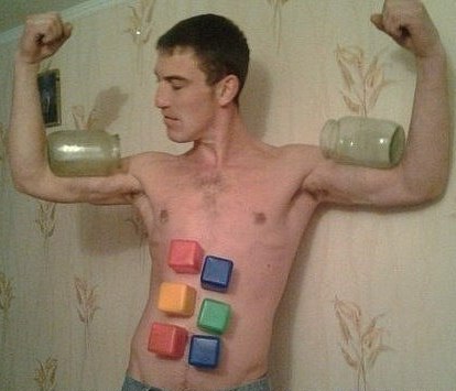 Когда фотошоп качает лучше любых тренажеров