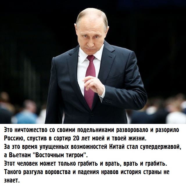 Путин оценил аппетит россиян к революциям