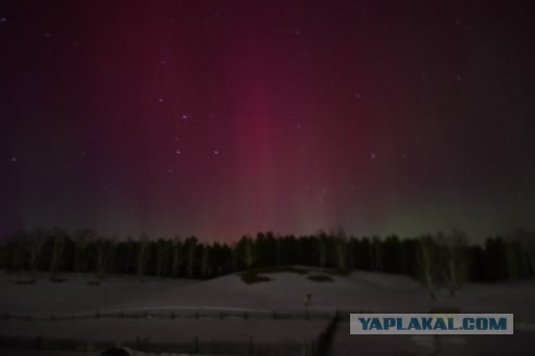 Северное Сияние в разных регионах России!