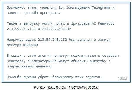 Слон в посудной лавке: Роскомнадзор в погоне за Telegram заблокировал “Ревизор”