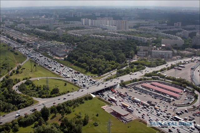 Москва с высоты птичьего полета (77 фото)