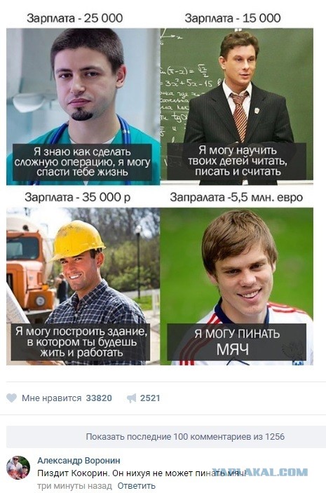 Кокорин раскритиковал россиян за зависть к богатым