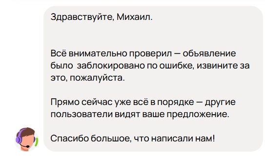 Дурь и по*уизм персонала на примере Авито