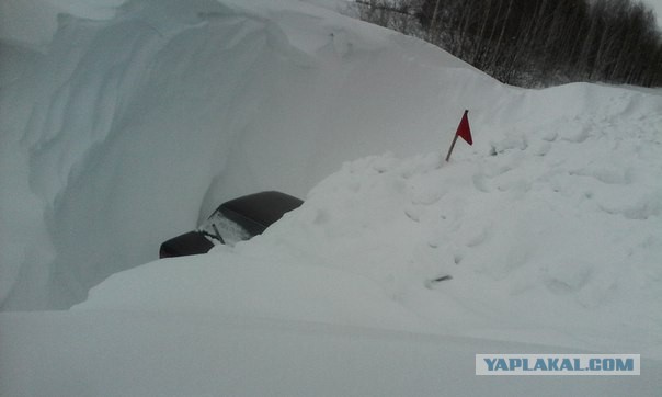 Буран на юге Башкирии