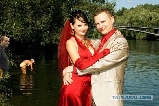 Романтический фон на свадебном фото