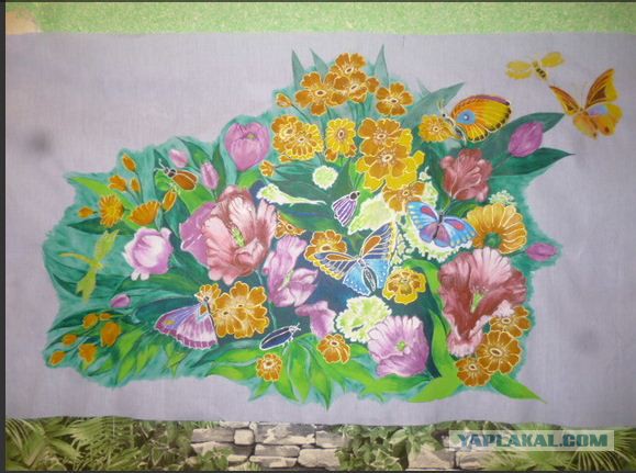 Роспись в технике батик