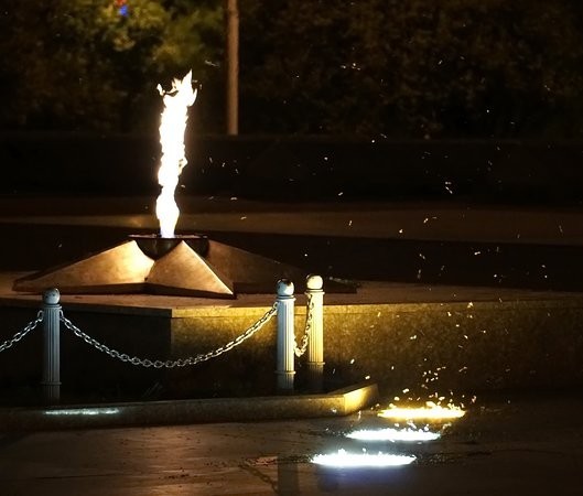 Аллея маршалов Победы в Комсомольске-на-Амуре