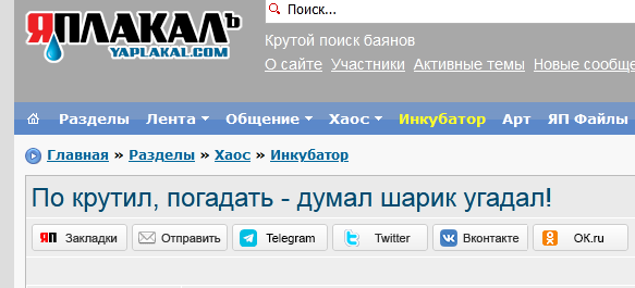 Покрутил, погадал - думал шарик угадал!
