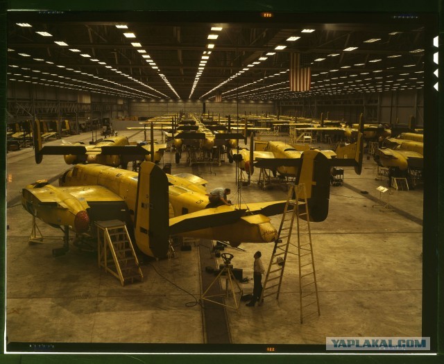 Фотографии США: 20 век, начало 40-х. Авиационная промышленность