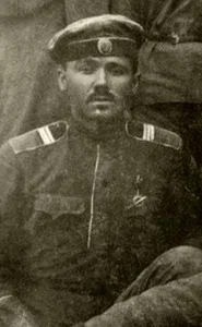 Знамённый взвод Корниловского ударного полка.