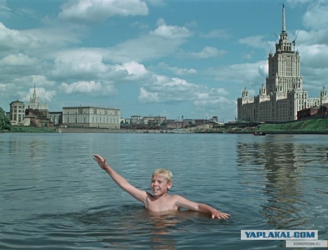 Москва 1956 года в фильме "Старик Хоттабыч"