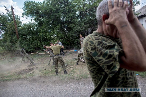 pcн Ополченцы подбили украинский танк с темнокожим