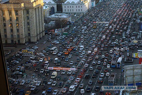 Пробки в центре Москвы назвали худшими за пять лет