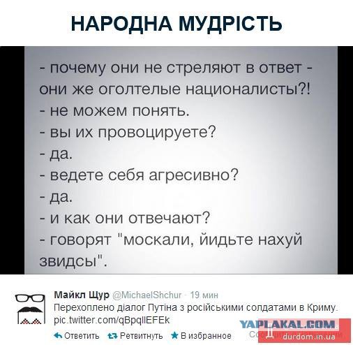Украинцы благодарят Россию. Реакция блогосферы