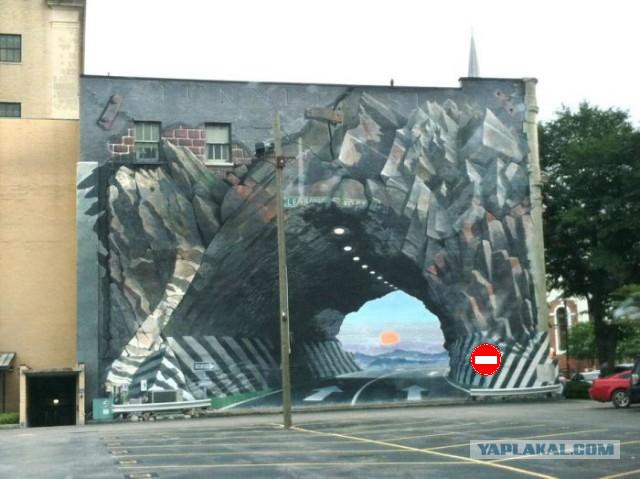 Самые эффектные образцы трёхмерного стрит-арта с разных концов света