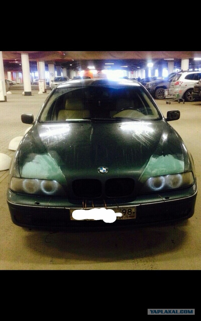 Перехват угнанной BMW E34 в Питере
