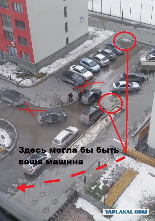 Не поделили дорогу. Тюмень (микрорайон Европейский)