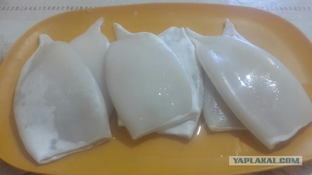 Кольца кальмара в пивном кляре:)