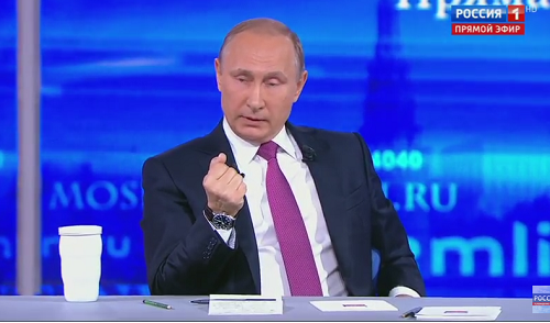 Прямая линия с В. В. Путиным