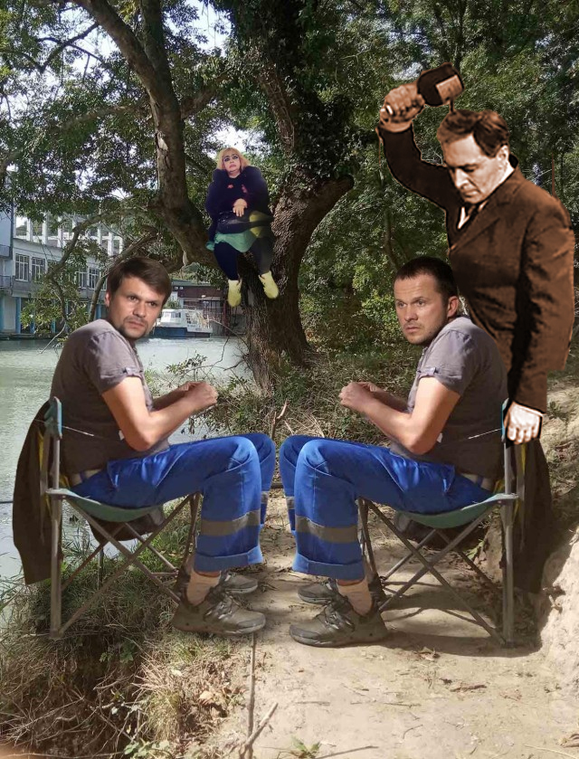 Фотожаба про рыбака "Улов"