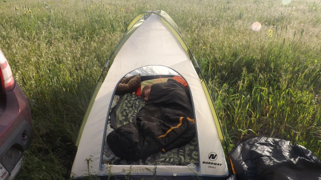 Отдых в палатке