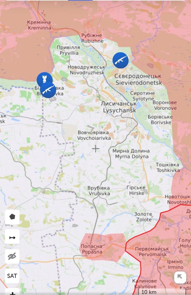 В Северодонецком котле оказалось 15 тысяч солдат ВСУ