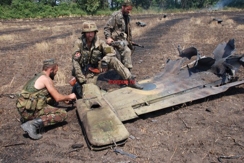 На востоке Украины ополченцы сбили два Су-25