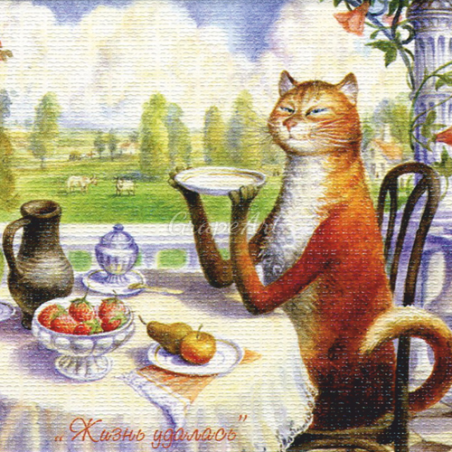 Питерские коты: акварельные мурлыки, которые принесли мировую известность Владимиру Румянцеву