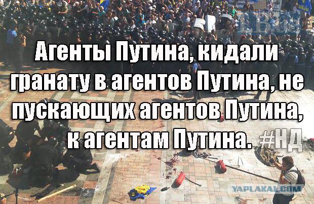 Митингующие в Киеве штурмуют здание Рады
