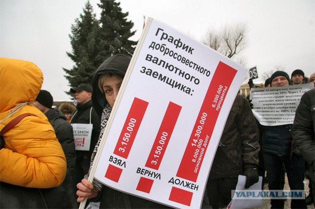 Негодования пост! Или как достали ныть валютные ипотечники