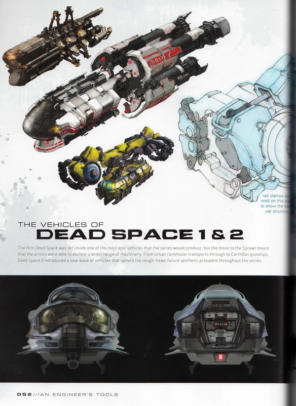 Страницы альбома "Art of Dead Space"