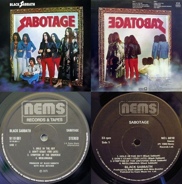 Музыка и музыканты: Black Sabbath «Sabotage»