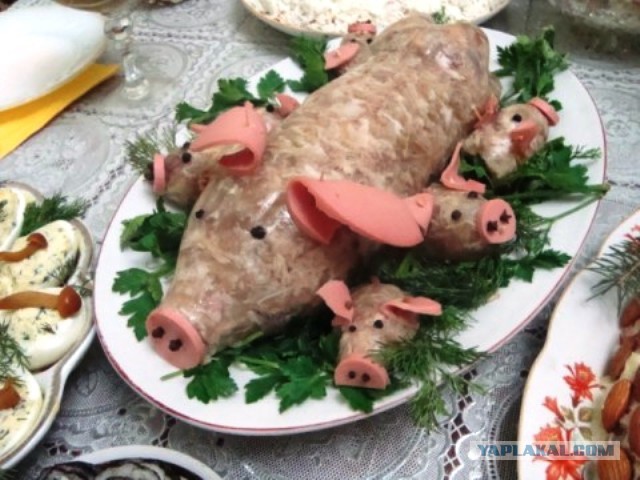 Холодец домашний.