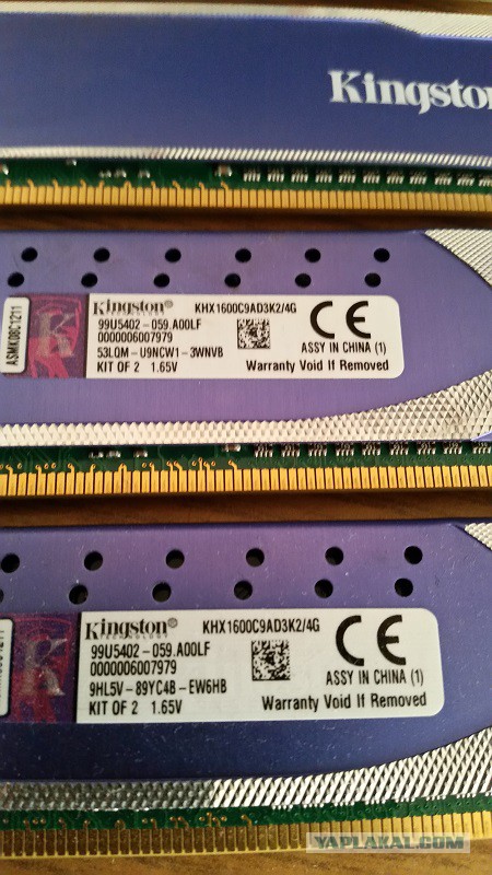 Продам 4 планки памяти DDR3 по 2Гб