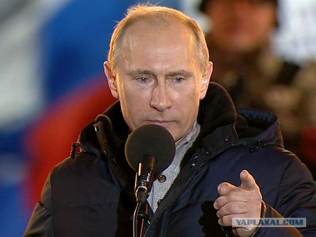 Слезы Путина. Победа на выборах 2012